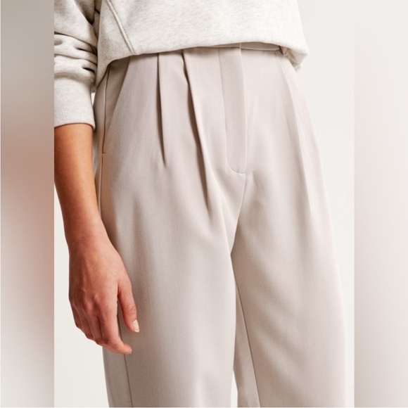 Abercrombie & Fitch Tan/Beige Wide-Leg Pants - Picture 5 of 7